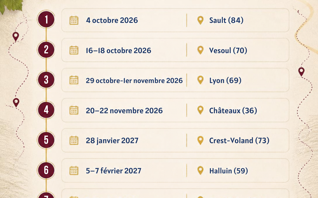 Rendez-vous incontournable : la saison « salon des vins » démarre